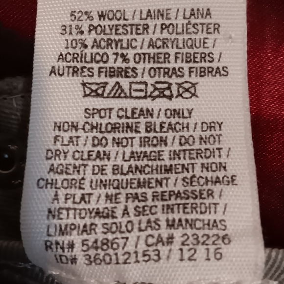 Victoria Secret Pink Hat Cap Wool Blend Gray Adjustable Hats O.S - Picture 5 of 6